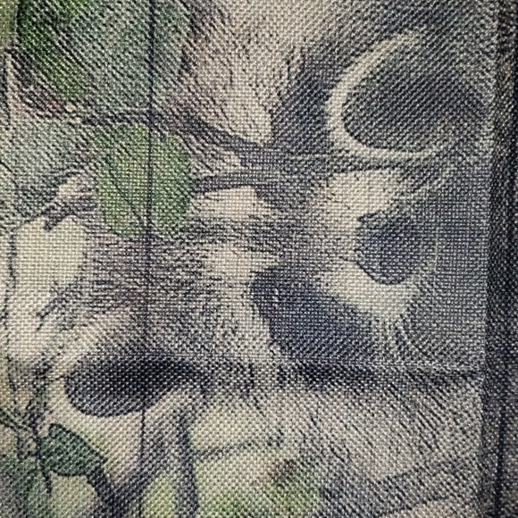 Raccoon Pillow Cover. Real Raccoon. Coon - Picture 4 of 11